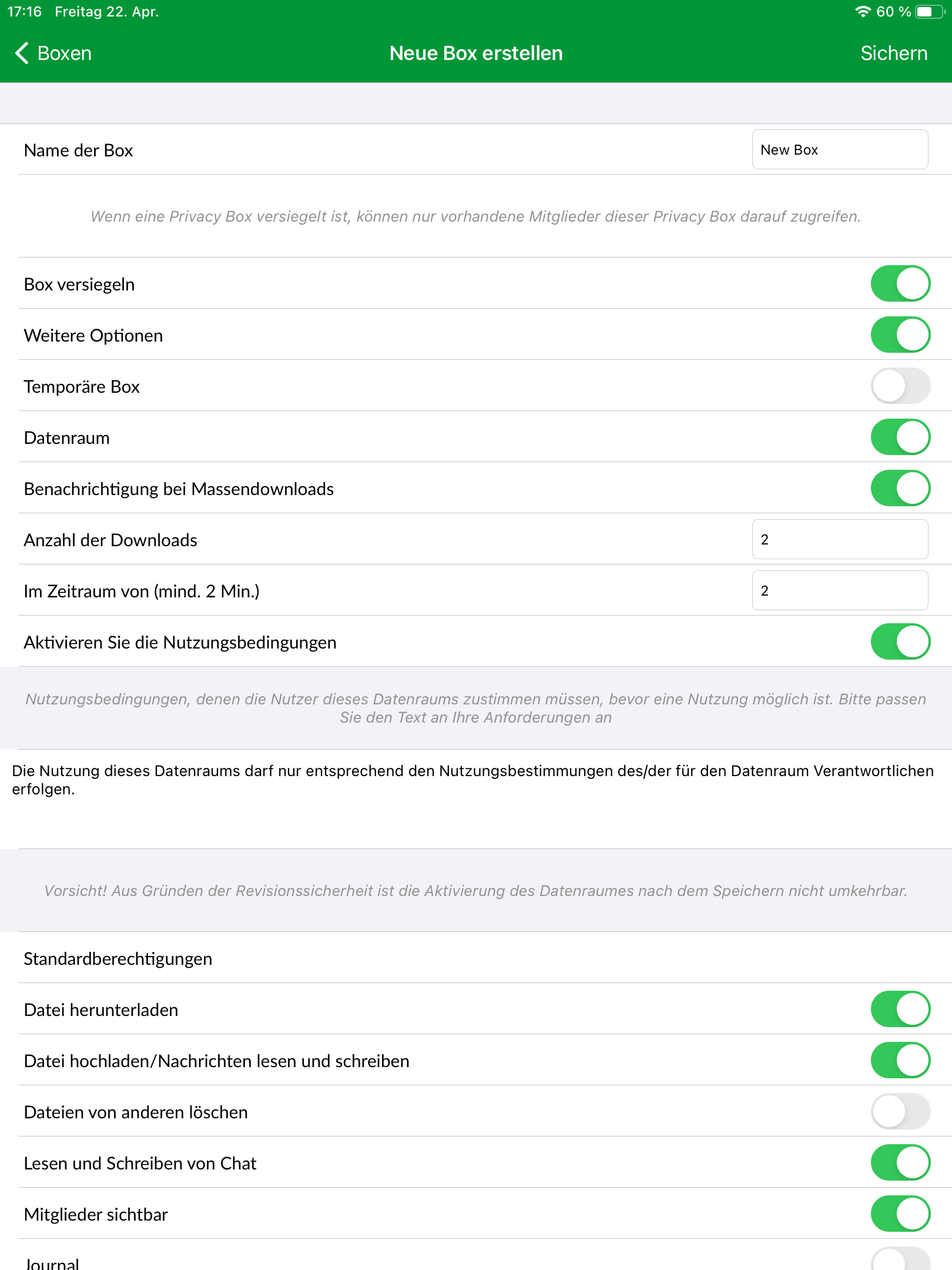 Datenraum In Der Idgard® IOS-App Erstellen | Idgard®